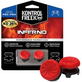 KontrolFreek FPS Freek Inferno Botones analógicos, Stick analógico rojo/Negro, Botones analógicos, PlayStation 4, PlayStation 5, Rojo, Sony, 9,9 mm, Caja + blíster