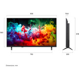 LG 43QNED7EB3C, QNED TV negro