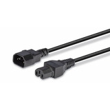 Lindy Cable de alimentación C14 a C15 'Condición caliente', Fuente de alimentación negro
