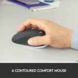 Logitech 920-008685 teclado Ratón incluido Universal RF inalámbrico QWERTY Internacional de EE.UU. Negro, Blanco, Juego de escritorio gris oscuro, Inalámbrico, RF inalámbrico, Interruptor de membrana, QWERTY, Negro, Blanco, Ratón incluido