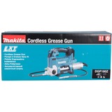 Makita Engrasadora a batería DGP180Z, 18 voltios, incl. cilindro A, Pistola de cartuchos azul/Negro