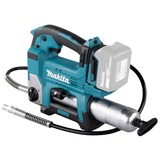 Makita Engrasadora a batería DGP180Z, 18 voltios, incl. cilindro A, Pistola de cartuchos azul/Negro