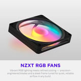 NZXT F140 RGB, Ventilador negro