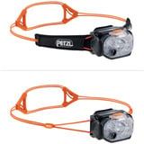 Petzl Swift RL, Luz de LED negro/Naranja