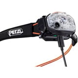 Petzl Swift RL, Luz de LED negro/Naranja