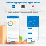 Renpho Calibra 1L, Balanza de cocina negro