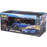 Revell Coche RC a escala Bugatti Chiron, Radiocontrol azul