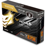 SAPPHIRE NITRO+ X870EA WIFI7 Phantom Link, Placa base negro/Plateado