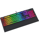SPC Gear Teclado para gaming negro/Transparente