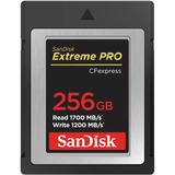SanDisk SDCFE-256G-GN4NN memoria flash 256 GB CFexpress, Tarjeta de memoria 256 GB, CFexpress, 1700 MB/s, 1200 MB/s, Negro