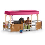 Schleich HORSE CLUB 42619 set de juguetes, Vehículo de juguete Buildings, Camping, Horse Stable, Horses, Riding Tournament, 5 año(s), Multicolor, Plástico