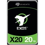 Seagate  Exos X20 20 TB, Unidad de disco duro 3.5", 20000 GB, 7200 RPM