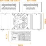 Seasonic SSP-550SFG 550W, Fuente de alimentación de PC 