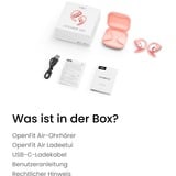 Shokz OpenFit Air, Auriculares rosa neón
