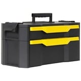 Stanley 1-79-206 pieza pequeña y caja de herramientas Negro, Amarillo, Carros de herramienta negro/Amarillo, Negro, Amarillo, 866 mm, 488 mm, 348 mm