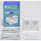 TP-Link TL-PA7027P KIT adaptador de red PowerLine 1000 Mbit/s Ethernet Blanco 2 pieza(s), PowerLAN blanco, 1000 Mbit/s, IEEE 1901, IEEE 802.3, IEEE 802.3u, Tipo E / F, Gigabit Ethernet, 10,100,1000 Mbit/s, HomePlug AV2