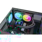 Thermaltake CL-W465-PL12SW-A, Refrigeración por agua negro