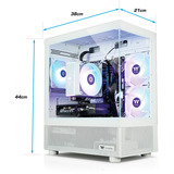 Thermaltake PC-000093-DE, Gaming-PC blanco/Transparente