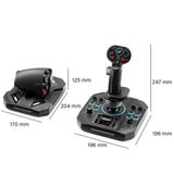 Thrustmaster Sol-R 4 Hotas, Hotas (mando más palanca de control) negro