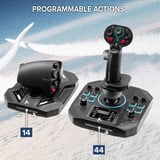Thrustmaster Sol-R 4 Hotas, Hotas (mando más palanca de control) negro