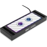 Alphacool Apex RAM X4 Water Cooler Silver, Refrigeración por agua negro/Plateado