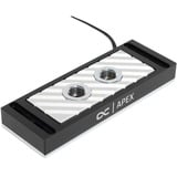Alphacool Apex RAM X4 Water Cooler Silver, Refrigeración por agua negro/Plateado