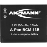 Ansmann 1400-0050 batería para cámara/grabadora Ión de litio 950 mAh negro, 950 mAh, 3,6 V, Ión de litio, 1 pieza(s)