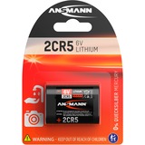 Ansmann 5020032 pila doméstica Batería de un solo uso Litio Batería de un solo uso, Litio, 6 V, 2 pieza(s), Negro, -40 - 60 °C