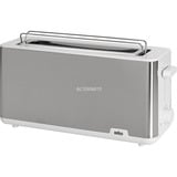 Braun HT 1610 WH, Tostadora acero fino/blanco