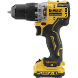 DEWALT Atornillador percutor a batería DCD706D2, 12Volt, Martillo atornillador amarillo/Negro