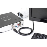 Digitus Cable de conexión HDMI Premium High Speed, con Ethernet, UHD 4K negro