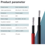 Digitus Cable solar instalación Ø 6mm² PV 1.500Volt rojo