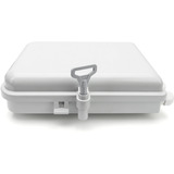 Digitus Caja distribuidora FTTH para 16 acopladores LC/DX o SC/SX, Caja de fíbra óptica 