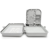 Digitus Caja distribuidora FTTH para 16 acopladores LC/DX o SC/SX, Caja de fíbra óptica 