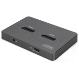 Digitus Estación de acoplamiento para SSD Dual M.2 NVM negro