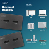 Digitus Estación de acoplamiento para SSD Dual M.2 NVM negro
