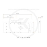 EKWB 3831109832646 accesorio o pieza de sistema de refrigeración para ordenador Bloque de agua, Refrigeración por agua níquel/Transparente, Bloque de agua, Negro, Metálico, 124 mm, 275 mm, 20,5 mm
