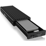 ICY BOX IB-1817MCT-C31 Caja externa para unidad de estado sólido (SSD) Negro M.2, Caja de unidades negro, Caja externa para unidad de estado sólido (SSD), M.2, PCI Express 3.0, Serial ATA III, 10 Gbit/s, Conexión USB, Negro