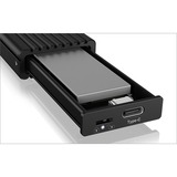 ICY BOX IB-1817MCT-C31 Caja externa para unidad de estado sólido (SSD) Negro M.2, Caja de unidades negro, Caja externa para unidad de estado sólido (SSD), M.2, PCI Express 3.0, Serial ATA III, 10 Gbit/s, Conexión USB, Negro