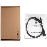 Icy Dock Cable MCIO x8 SFF-TA-1016 > 2x OCuLink 4i SFF-8611 negro