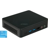 Intel® NUC 11 Essential Kit - NUC11ATKC2 UCFF Negro N4505 2 GHz, Barebone negro, UCFF, Mini PC barebone, DDR4-SDRAM, Ethernet, Wi-Fi 5 (802.11ac), 65 W