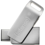 Intenso cMOBILE LINE 128 GB, Lápiz USB plateado