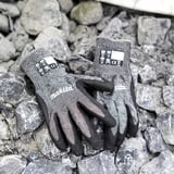 Makita Guantes de trabajo, talla L (9), resistencia al corte F/7 negro/Gris