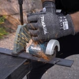 Makita Guantes de trabajo, talla L (9), resistencia al corte F/7 negro/Gris