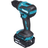 Makita Taladro atornillador a batería DDF490Z, 18 Voltios, Taladro/destornillador azul/Negro