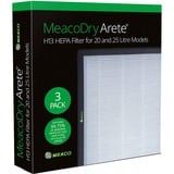 Meaco Dry Arete One Filtro HEPA H13 20L / 25L, 3 piezas, Filtros 