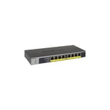 Netgear GS108LP No administrado Gigabit Ethernet (10/100/1000) Energía sobre Ethernet (PoE) 1U Negro, Gris, Interruptor/Conmutador No administrado, Gigabit Ethernet (10/100/1000), Energía sobre Ethernet (PoE), Montaje en rack, 1U, Montaje de pared