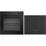 Respekta 15110000000726, Juego de cocina negro (mate)