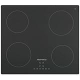 Respekta 15110000000726, Juego de cocina negro (mate)