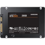 SAMSUNG 870 EVO 2.5" 250 GB Serial ATA III V-NAND, Unidad de estado sólido 250 GB, 2.5", 560 MB/s, 6 Gbit/s